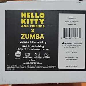 Zumba Fitness Hello Kitty Mug - Black and White